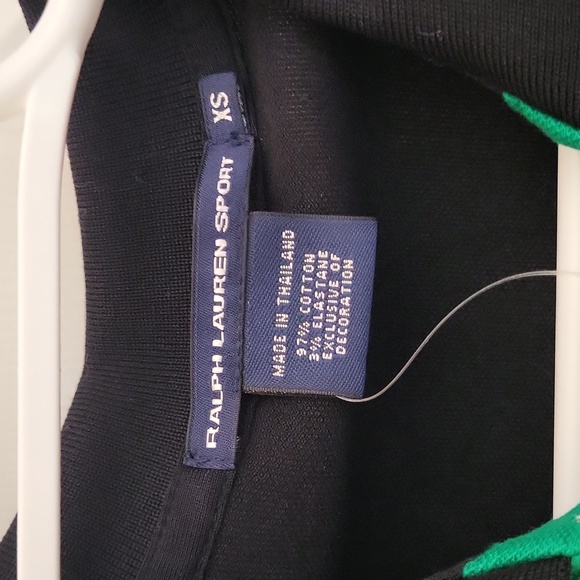 NWT Ralph Lauren Polo Dress in Black and Green, Size XS - Picture 5 of 9